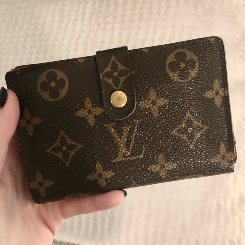 Louis Vuitton monogram french purse wallet